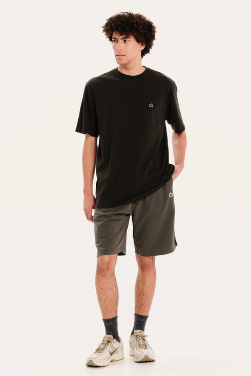 Emerson Ανδρικό Μονόχρωμο Κοντομάνικο T-Shirt Πράσινο