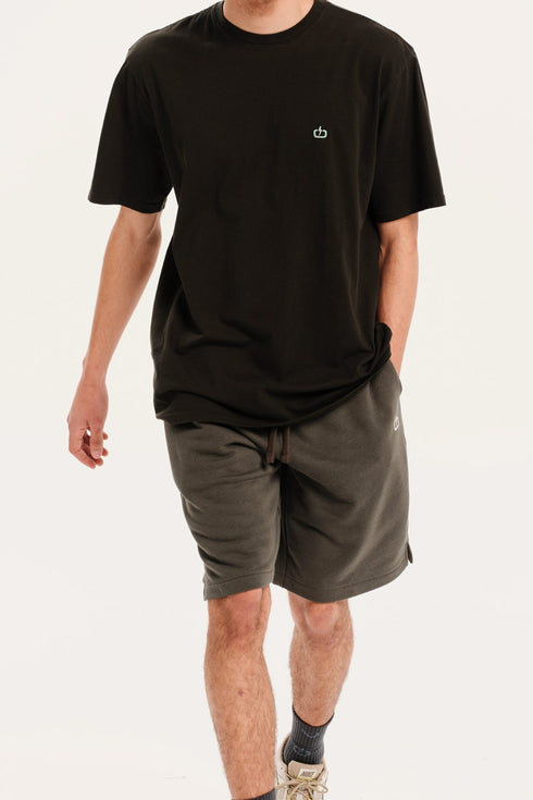 Emerson Ανδρικό Μονόχρωμο Κοντομάνικο T-Shirt Πράσινο