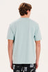 Emerson Ανδρικό Μονόχρωμο Κοντομάνικο T-Shirt Γαλάζιο