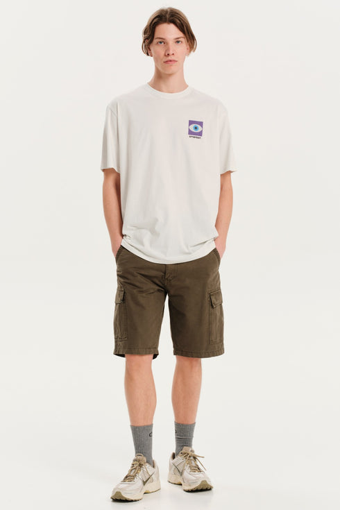 Emerson Ανδρικό Κοντομάνικο T-Shirt με Τύπωμα στην Πλάτη Πάγος