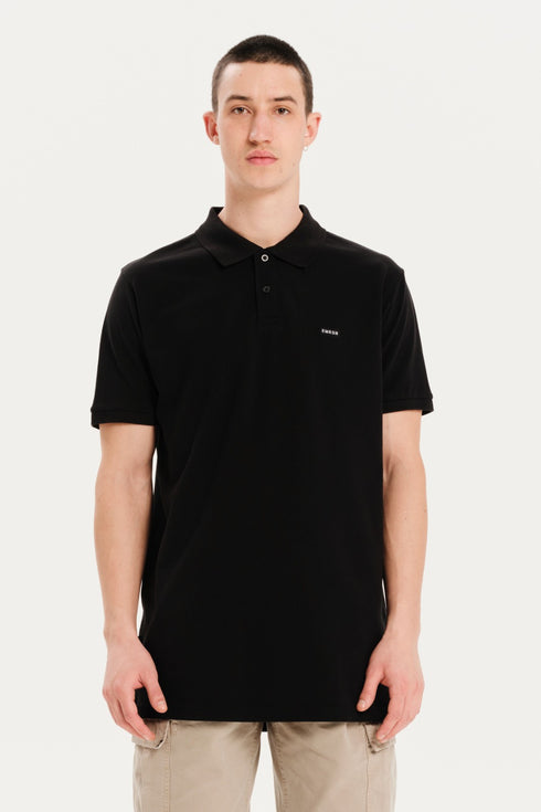 Emerson Κοντομάνικη Ανδρική Μπλούζα Πόλο Μαύρο