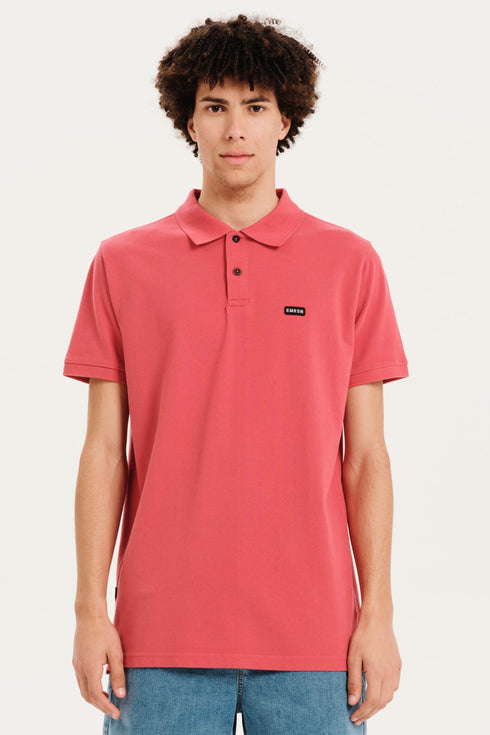 Emerson Κοντομάνικη Ανδρική Μπλούζα Πόλο Κοραλί