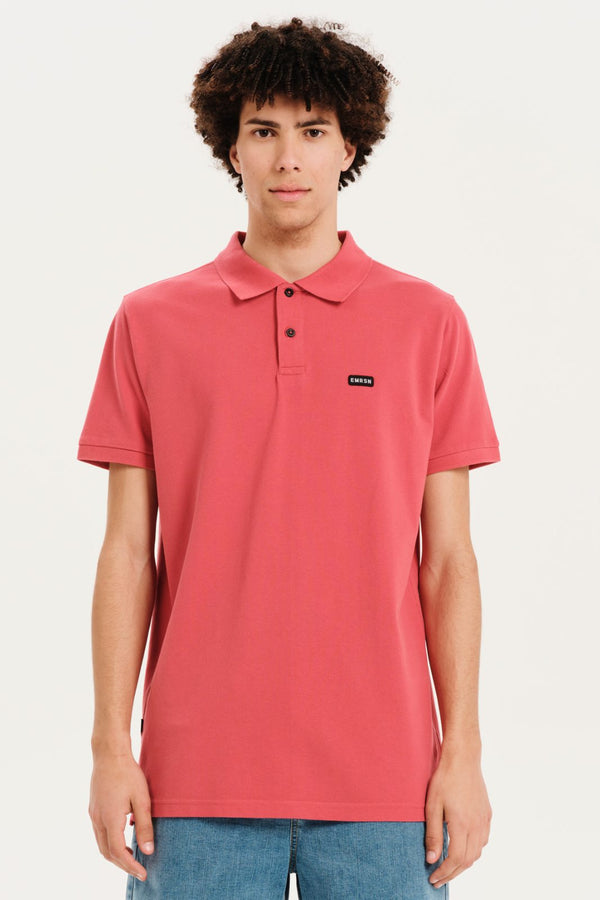 Emerson Κοντομάνικη Ανδρική Μπλούζα Πόλο Κοραλί