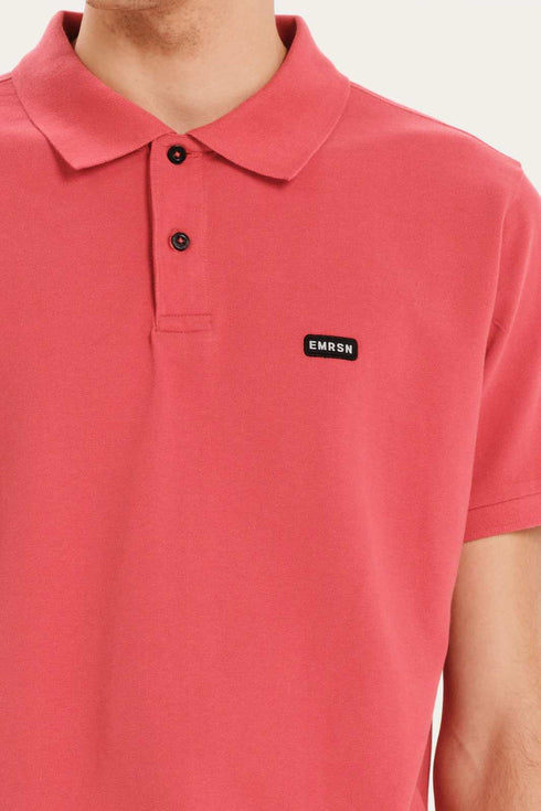 Emerson Κοντομάνικη Ανδρική Μπλούζα Πόλο Κοραλί