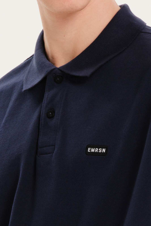 Emerson Κοντομάνικη Ανδρική Μπλούζα Πόλο Μπλε