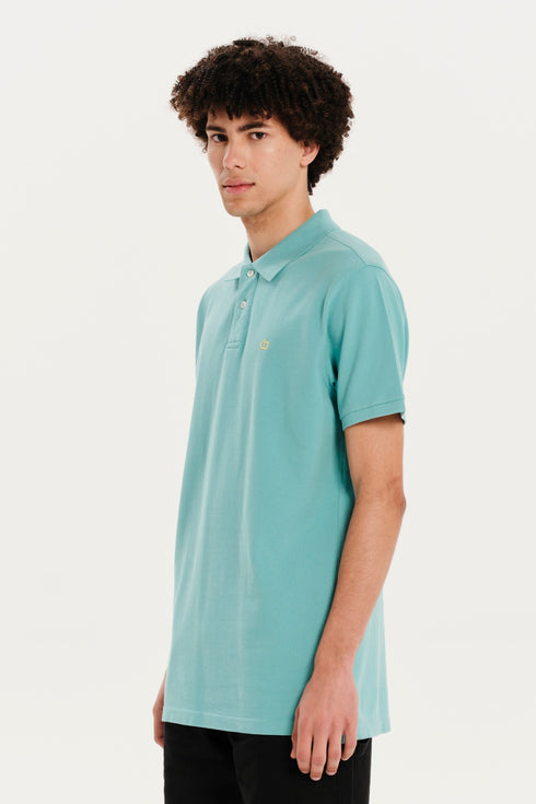 Emerson Κοντομάνικη Ανδρική Μπλούζα Πόλο Γαλάζιο