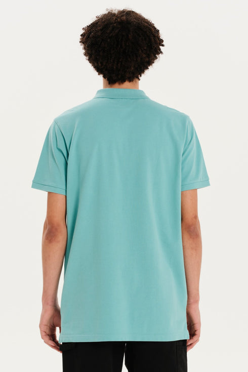 Emerson Κοντομάνικη Ανδρική Μπλούζα Πόλο Γαλάζιο