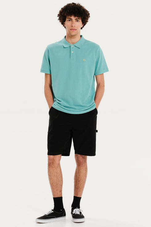 Emerson Κοντομάνικη Ανδρική Μπλούζα Πόλο Γαλάζιο