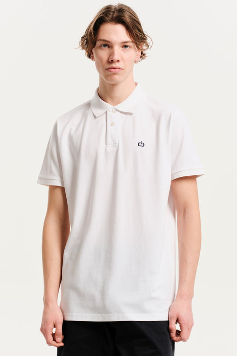 Emerson Κοντομάνικη Ανδρική Μπλούζα Πόλο Λευκό