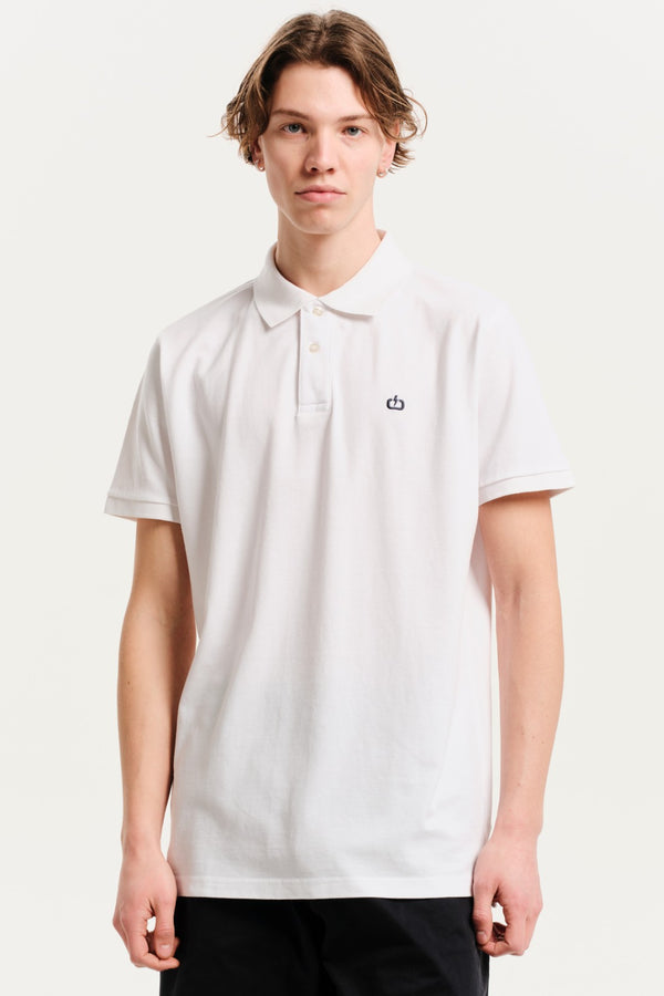 Emerson Κοντομάνικη Ανδρική Μπλούζα Πόλο Λευκό