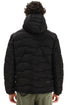 Emerson Ανδρικό Μπουφάν Puffer με Κουκούλα Μαύρο