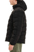 Emerson Ανδρικό Μπουφάν Puffer με Κουκούλα Μαύρο