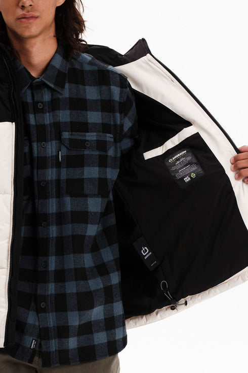 Emerson Ανδρικό Αμάνικο Μπουφάν με Κουκούλα Εκρού