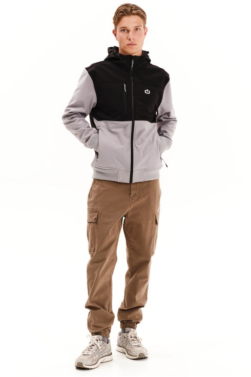 Ανδρικό Μπουφάν Bomber με Κουκούλα Emerson