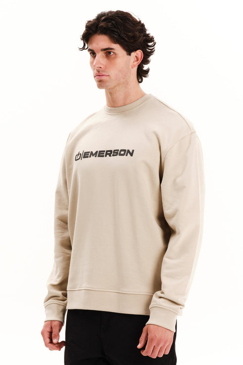 Ανδρικό Ελαφρύ Φούτερ Μπεζ Emerson