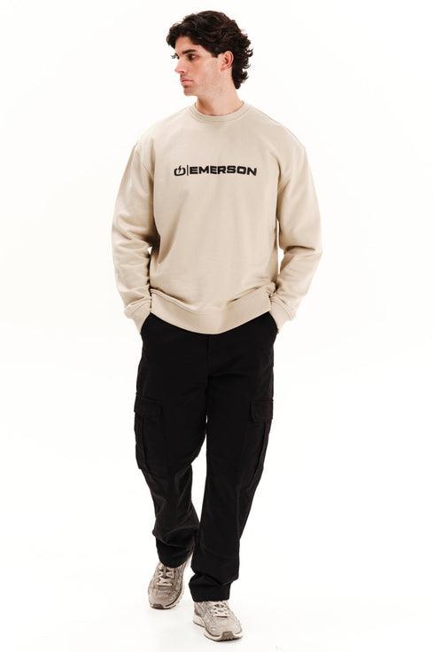 Ανδρικό Ελαφρύ Φούτερ Μπεζ Emerson
