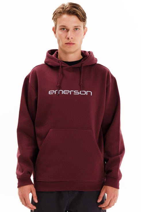 Emerson Ανδρικό Φούτερ με Κουκούλα Μπορντό