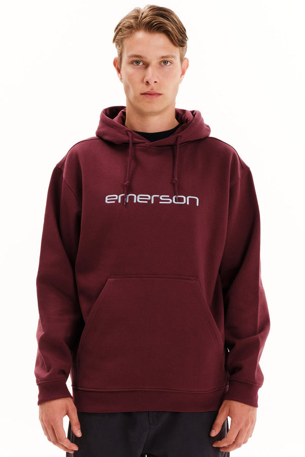 Emerson Ανδρικό Φούτερ με Κουκούλα Μπορντό