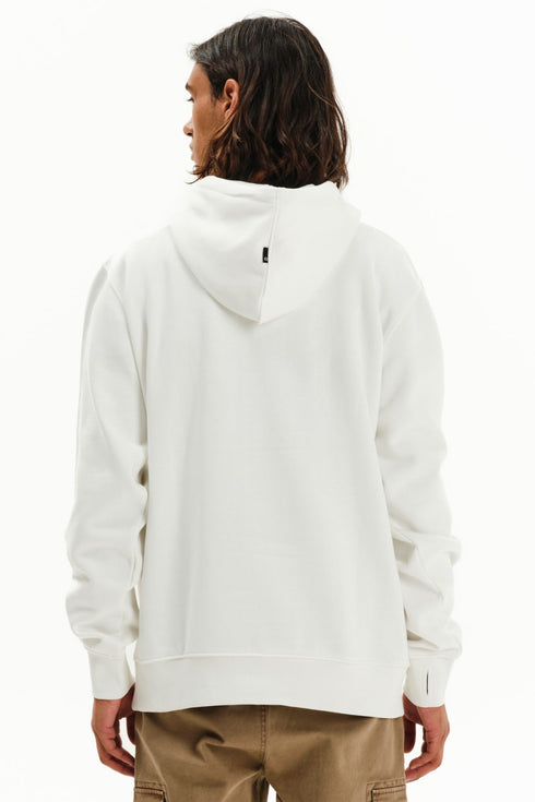 Ανδρικό Φούτερ με Κουκούλα Λευκό Emerson