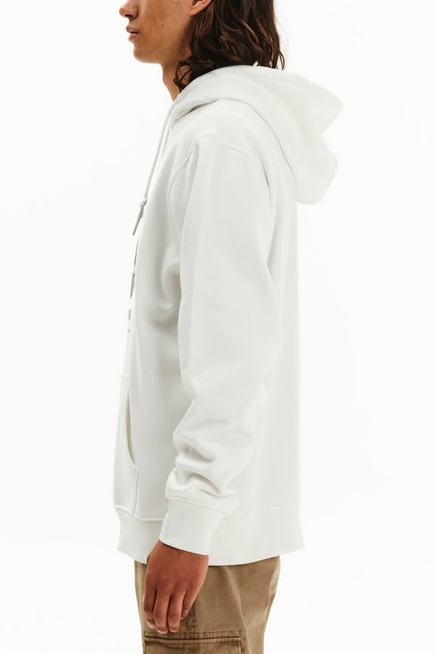 Ανδρικό Φούτερ με Κουκούλα Λευκό Emerson