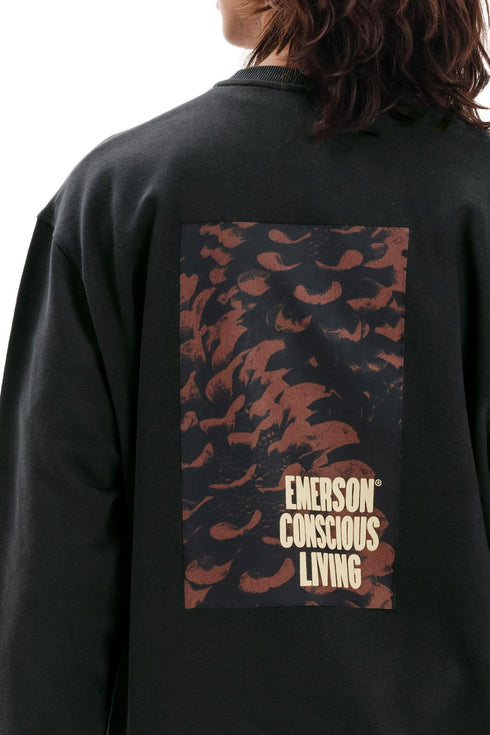 Emerson Ανδρικό Φούτερ Λαιμόκοψη Πράσινο