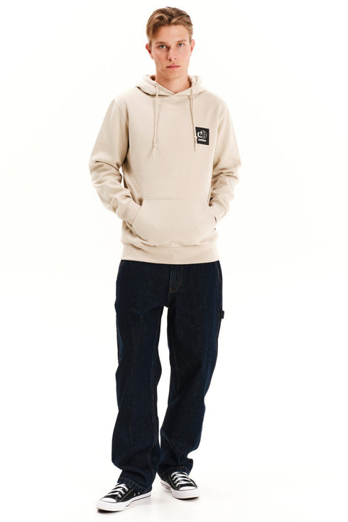 Ανδρικό Φούτερ Μπεζ με Τύπωμα στην Πλάτη Emerson