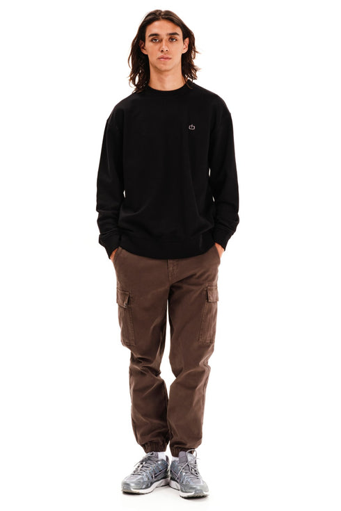 Ανδρικό Ελαφρύ Φούτερ Μαύρο Emerson