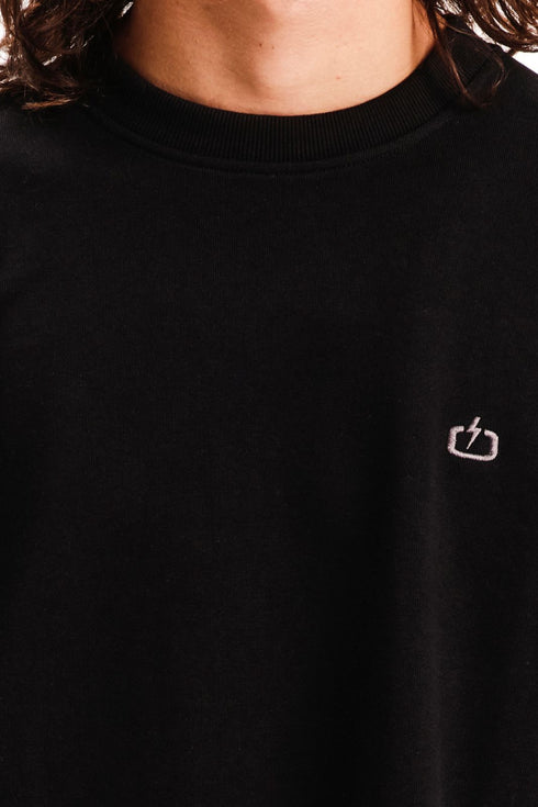 Ανδρικό Ελαφρύ Φούτερ Μαύρο Emerson