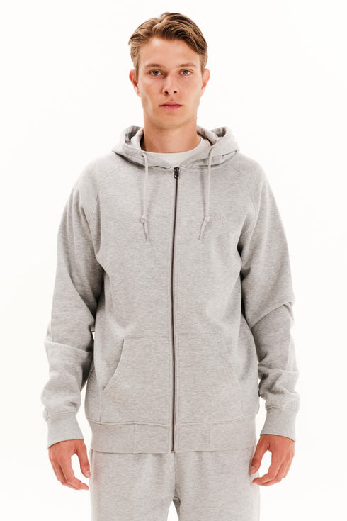 Ανδρική Ζακέτα Φούτερ με Κουκούλα Γκρι Emerson