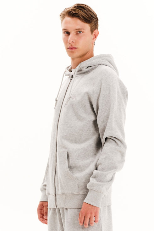 Ανδρική Ζακέτα Φούτερ με Κουκούλα Γκρι Emerson