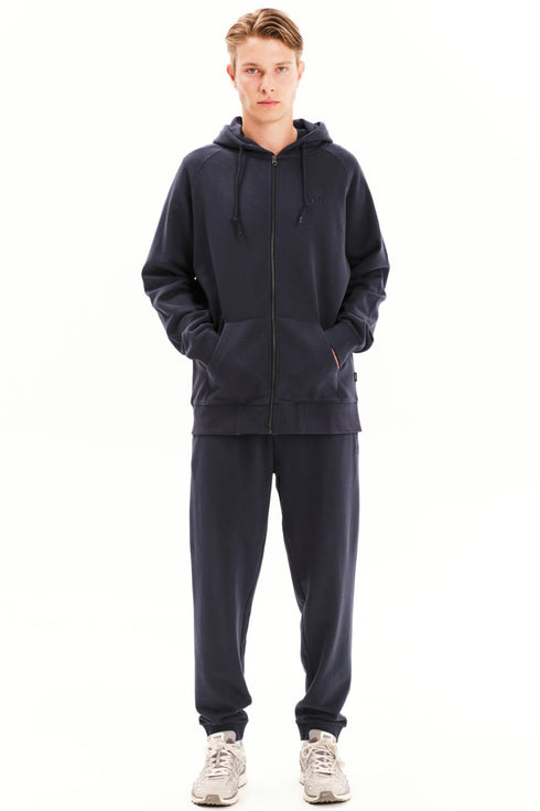 Ανδρική Ζακέτα Φούτερ με Κουκούλα Μπλε Emerson