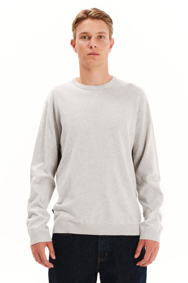 Ανδρικό Βαμβακερό Λεπτό Πλεκτό Γκρι Emerson