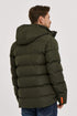 Ανδρικό Puffer Μπουφάν με Κουκούλα Χακί Camaro