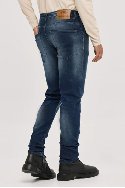 Ανδρικό Τζιν Στενή Γραμμή Μπλε Camaro
