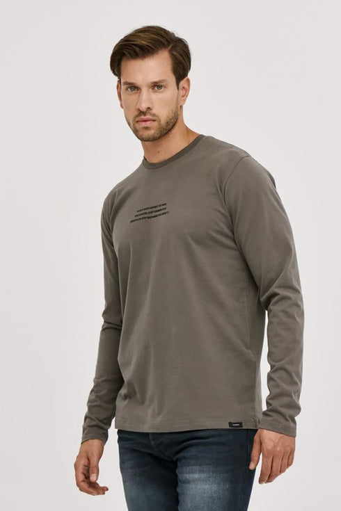 Ανδρική Μακρυμάνικη Μπλούζα Γκρι Camaro