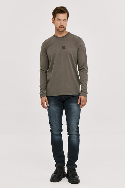 Ανδρική Μακρυμάνικη Μπλούζα Γκρι Camaro