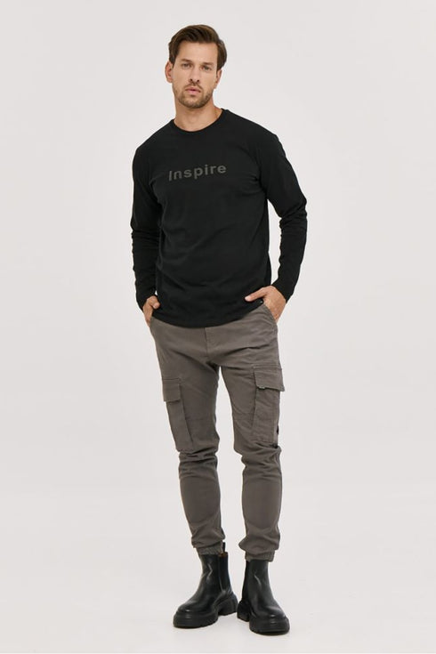 Ανδρική Μακρυμάνικη Μπλούζα Μαύρο Camaro