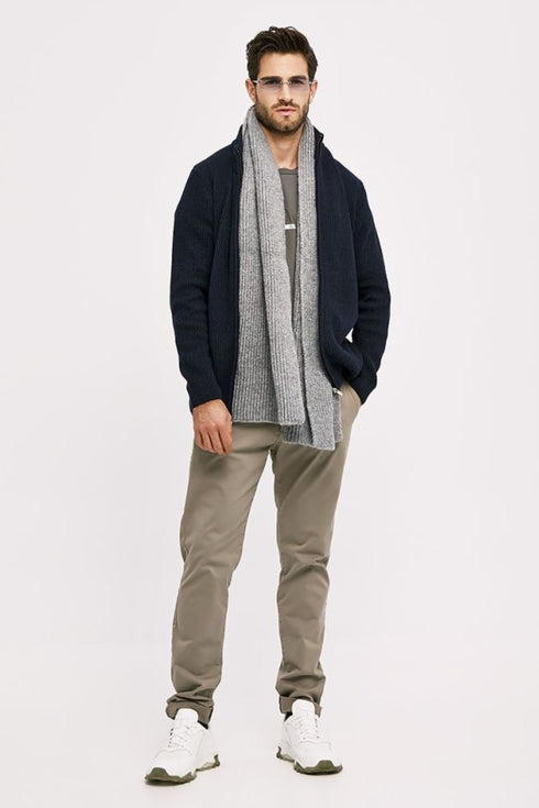 Ανδρική Πλεκτή Ζακέτα Μπλε Camaro