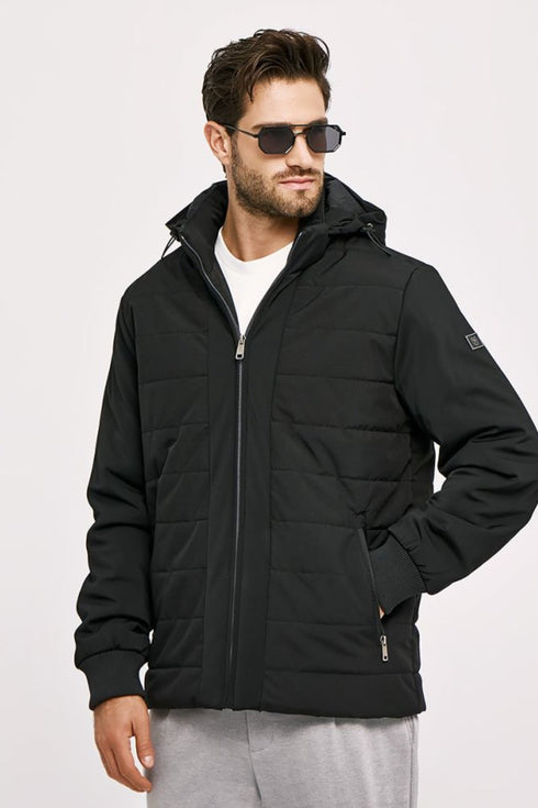 Ανδρικό Μπουφάν Puffer Μαύρο Sogo