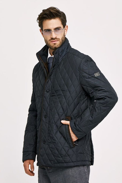 Ανδρικό Μπουφάν με Μόστρα Μπλε Sogo