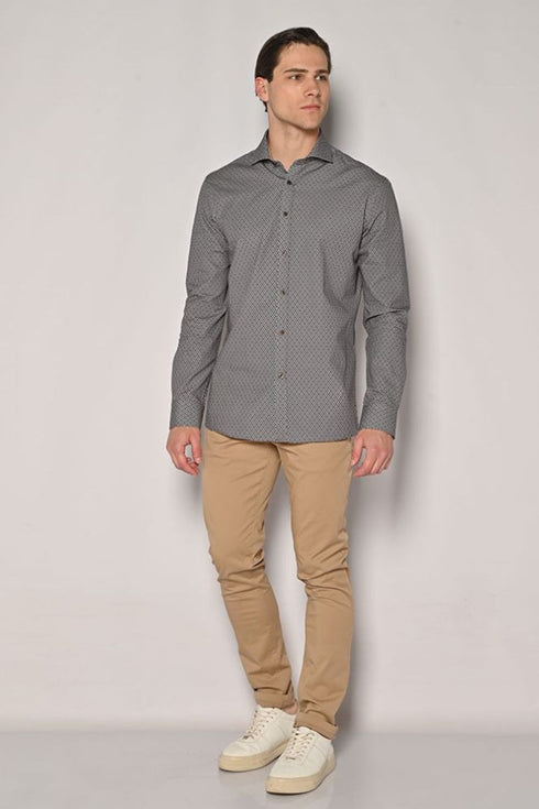 Ανδρικό Παντελόνι Chino Στενή Γραμμή Μπεζ Brokers