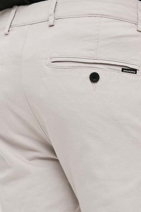 Ανδρικό Παντελόνι Chino Στενή Γραμμή Πάγος Brokers