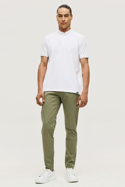 Ανδρικό Παντελόνι Chino Στενή Γραμμή Λαδί Brokers