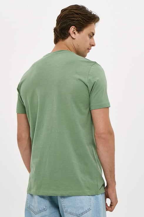 Brokers Ανδρικό T-Shirt με Τύπωμα Πράσινο