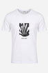 Brokers Ανδρικό T-Shirt με Τύπωμα Λευκό