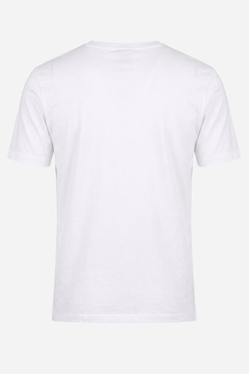 Brokers Ανδρικό T-Shirt με Τύπωμα Λευκό