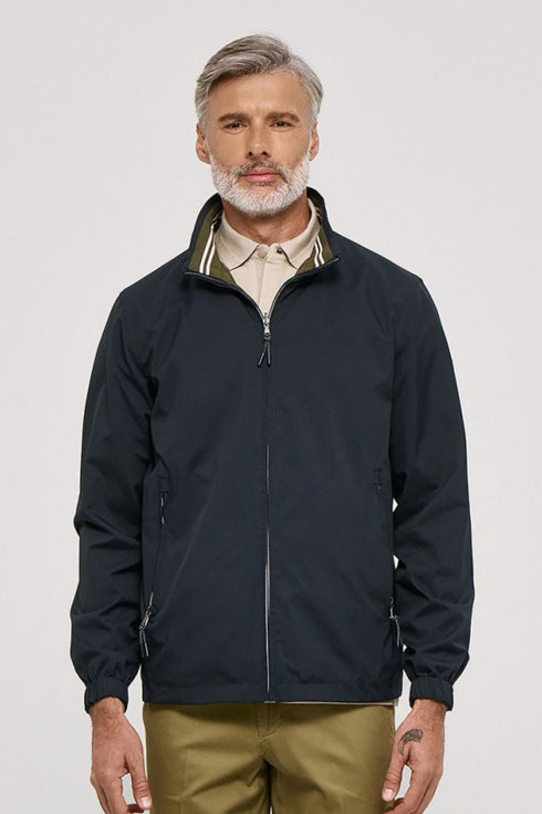 Ανδρικό Μπουφάν Διπλής Όψεως Μπλε-Χακί Sogo