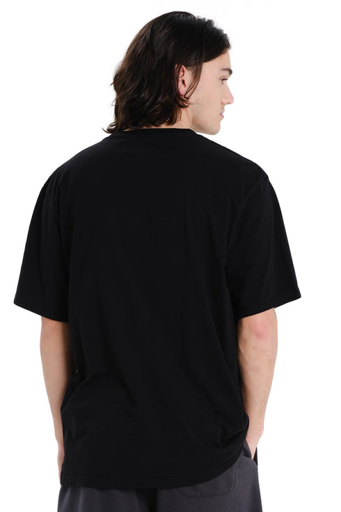 Emerson Ανδρικό Μονόχρωμο Κοντομάνικο T-Shirt Μαύρο