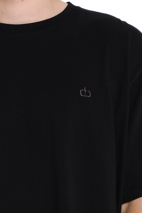 Emerson Ανδρικό Μονόχρωμο Κοντομάνικο T-Shirt Μαύρο