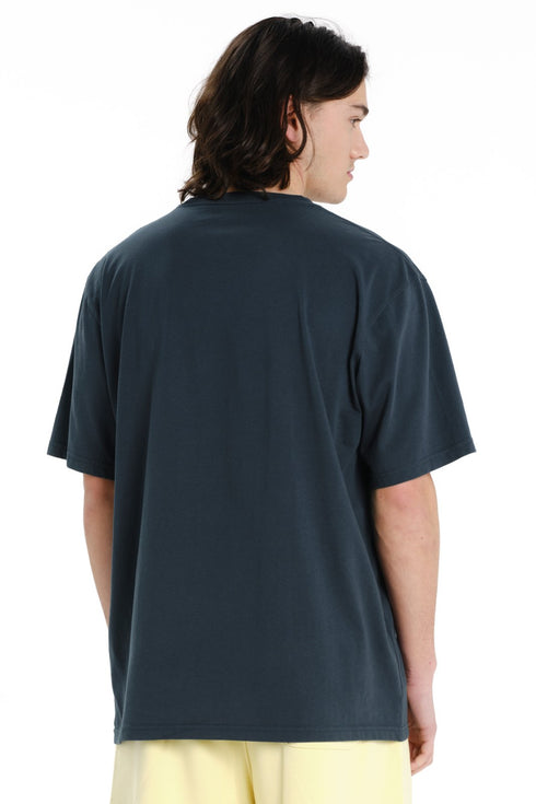 Emerson Ανδρικό Κοντομάνικο T-Shirt Μονόχρωμο Μπλε